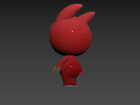 Character259 Rigged Mascot 3D Model