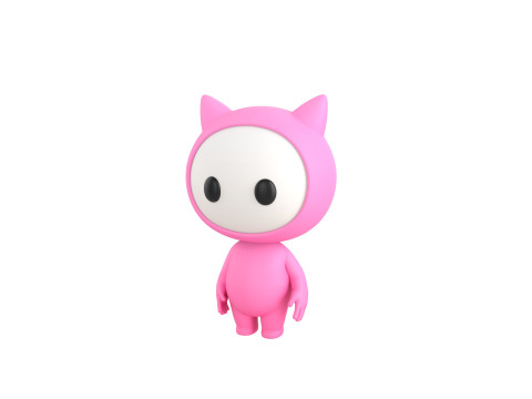 Character260 Rigged Mascot 3D मॉडल
