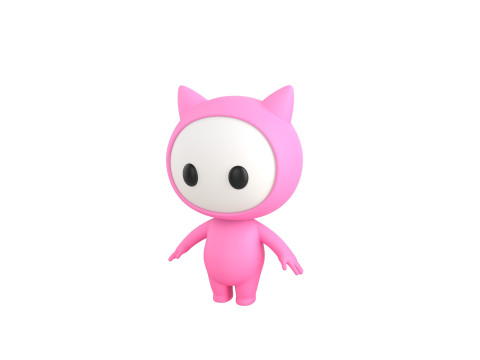 Character260 Rigged Mascot 3D Модель