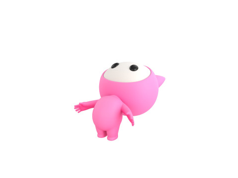 Character260 Rigged Mascot 3D Модель