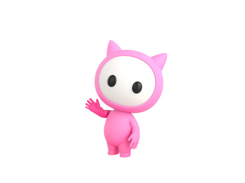 Character260 Rigged Mascot 3D Модель