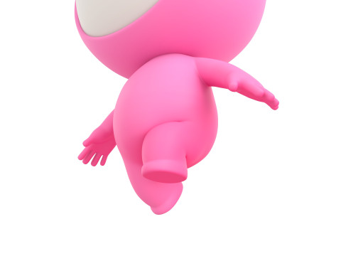 Character260 Rigged Mascot 3D Модель