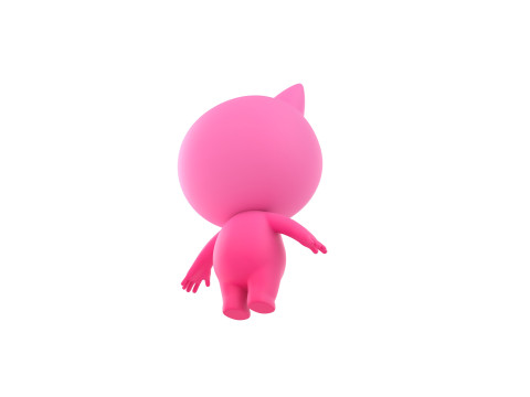 Character260 Rigged Mascot 3D Модель