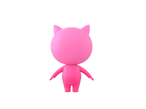 Character260 Rigged Mascot 3D Модель