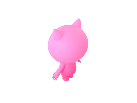 Character260 Rigged Mascot 3D Модель