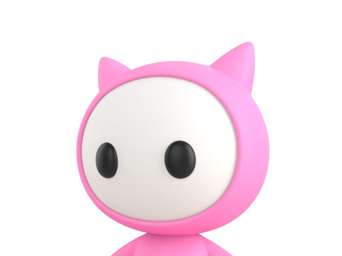 Character260 Rigged Mascot 3D Модель