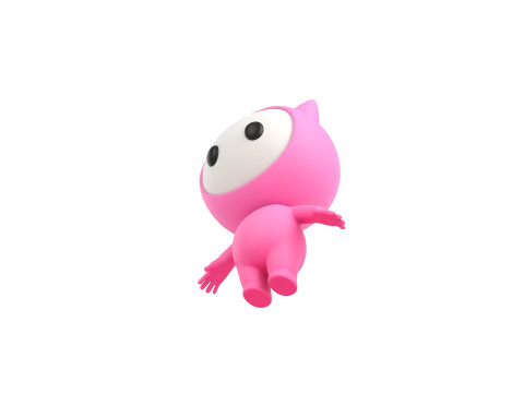 Character260 Rigged Mascot 3D Модель