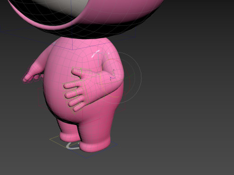 Character260 Rigged Mascot 3D Модель