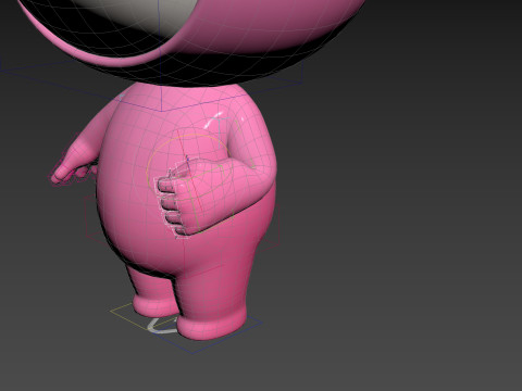 Character260 Rigged Mascot 3D Модель