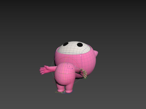 Character260 Rigged Mascot 3D Модель