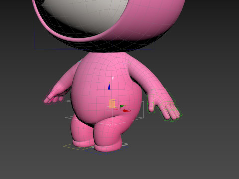 Character260 Rigged Mascot 3D Модель