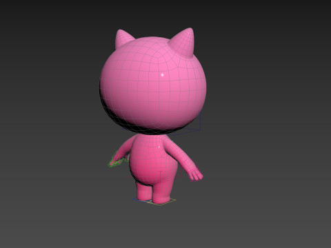 Character260 Rigged Mascot 3D Модель