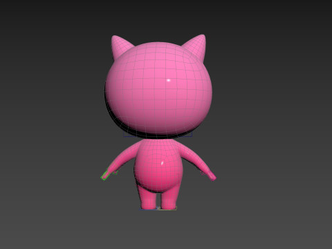 Character260 Rigged Mascot 3D Модель