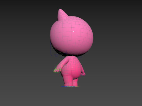 Character260 Rigged Mascot 3D Модель