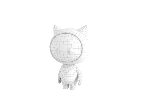 Character260 Rigged Mascot 3D Модель