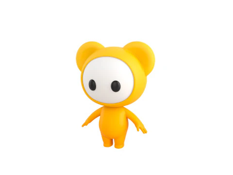 Character261 Rigged Mascot 3D Model