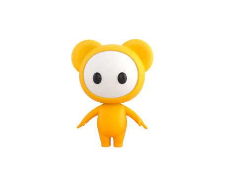 Character261 Rigged Mascot 3D Model
