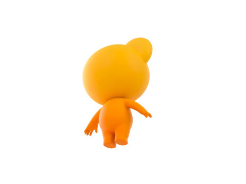 Character261 Rigged Mascot 3D Model