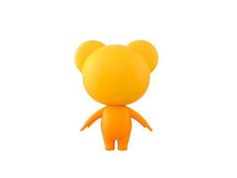 Character261 Rigged Mascot 3D Model