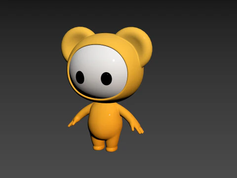 Character261 Rigged Mascot 3D Model