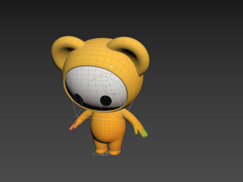 Character261 Rigged Mascot 3D-Modell