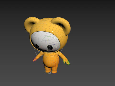 Character261 Rigged Mascot 3D Model