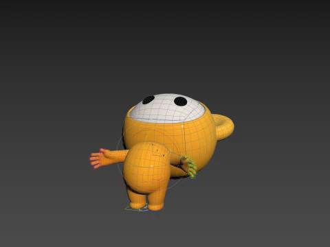 Character261 Rigged Mascot 3D Model
