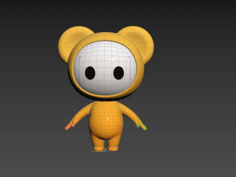 Character261 Rigged Mascot 3D Model