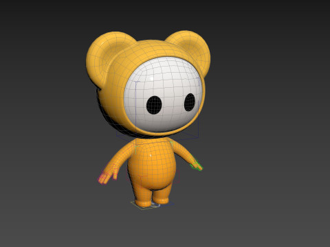 Character261 Rigged Mascot 3D-Modell