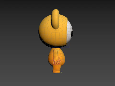 Character261 Rigged Mascot 3D Model