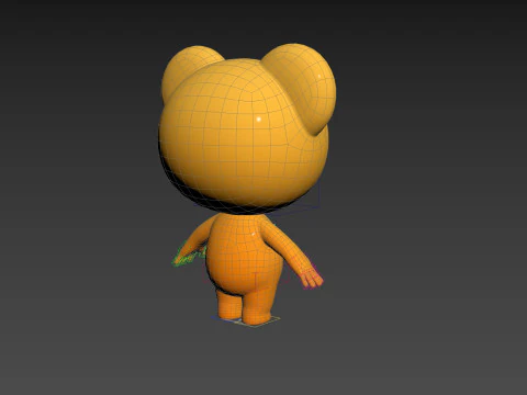 Character261 Rigged Mascot 3D Model
