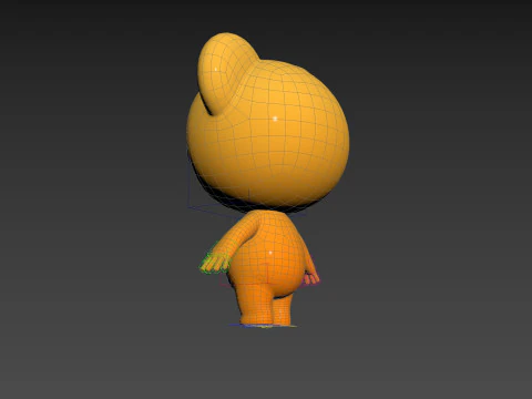 Character261 Rigged Mascot 3D Model
