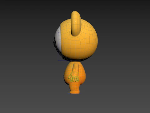 Character261 Rigged Mascot 3D Model