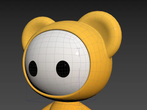 Character261 Rigged Mascot 3D Model