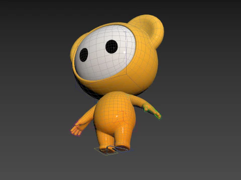 Character261 Rigged Mascot 3D Model