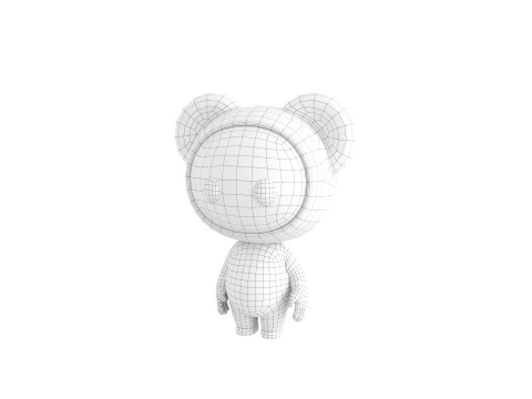 Character261 Rigged Mascot 3D Model