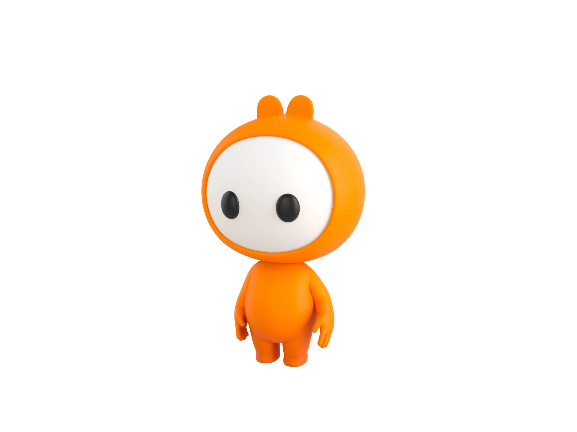 Character262 Rigged Mascot 3D Model .c4d .max .obj .3ds .fbx .stl .blend 