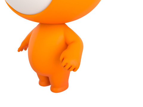 Character262 Rigged Mascot 3D Model