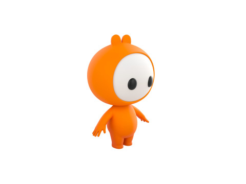 Character262 Rigged Mascot 3D Model