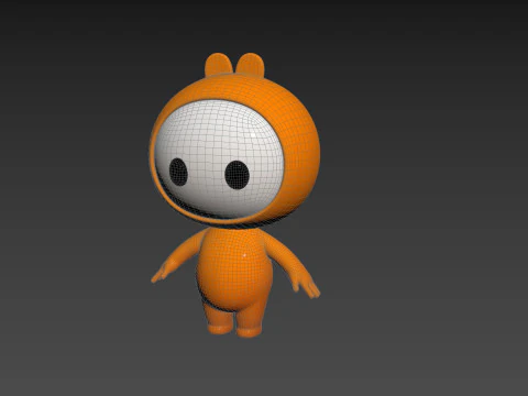 Character262 Rigged Mascot 3D Model