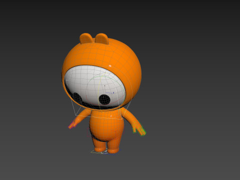 Character262 Rigged Mascot 3D Model