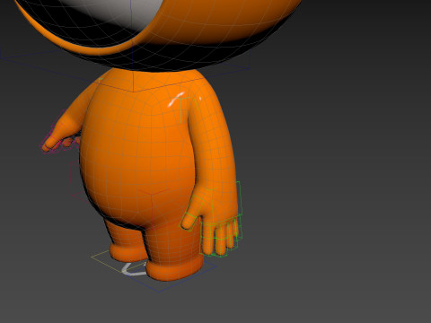 Character262 Rigged Mascot 3D Model