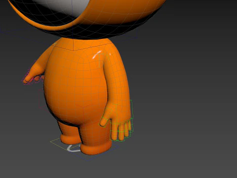 Character262 Rigged Mascot 3D Model