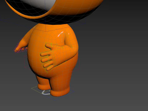 Character262 Rigged Mascot 3D Model