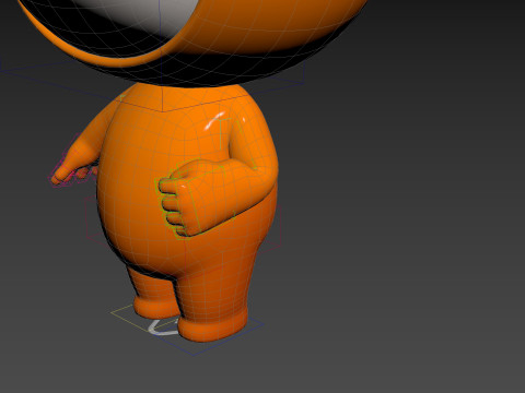 Character262 Rigged Mascot 3D Model