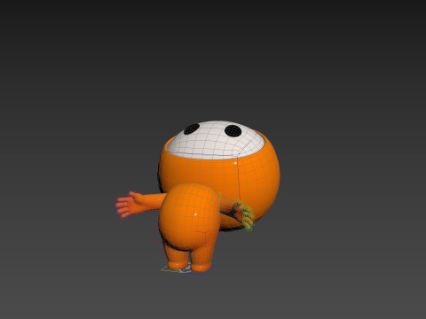 Character262 Rigged Mascot 3D Model