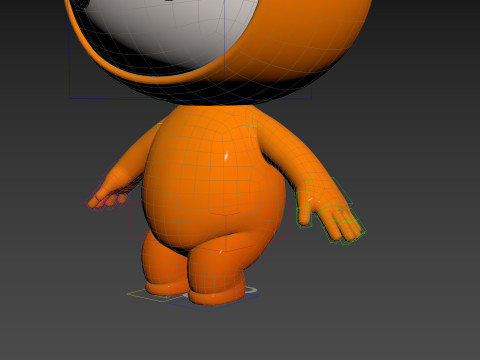 Character262 Rigged Mascot 3D Model