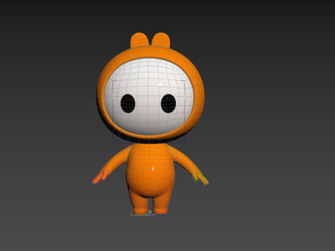 Character262 Rigged Mascot 3D Model