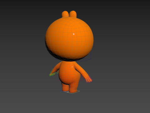 Character262 Rigged Mascot 3D Model