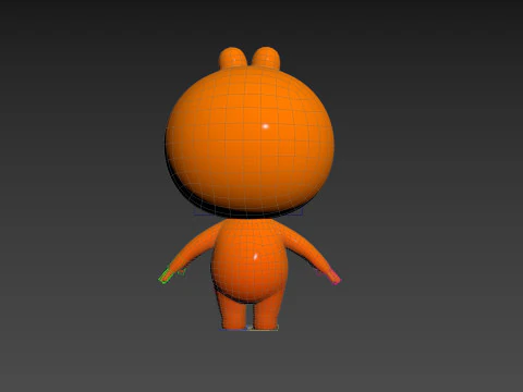 Character262 Rigged Mascot 3D Model